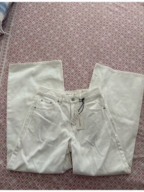 Glassons White Wide-Leg Women's Jeans